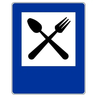 Znak informacyjny METALOWY Restauracja (D28)