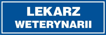Znak Lekarz weterynarii (PB023)