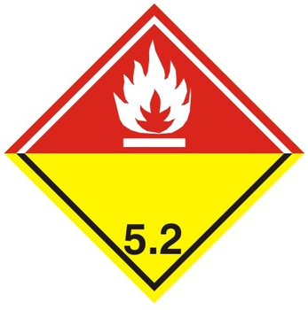 Nalepka nadtlenki organiczne