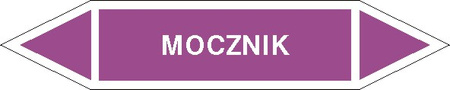 Tabliczka na rurociągi Mocznik znak na Folii Samoprzylepnej (R-KZ14)