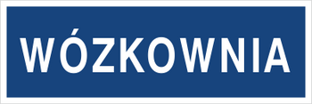 Znak wózkownia na płycie PCV (801-38)