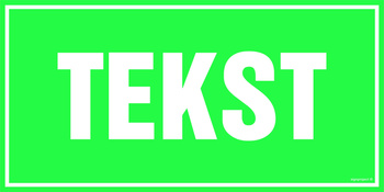 Znak na zamówienie Wzór S-112 na płycie zwykłej