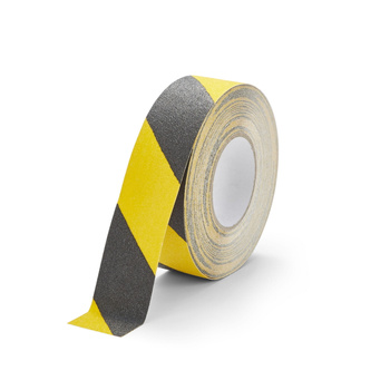 Taśma antypoślizgowa ostrzegawcza 50mm/18m (z normą DIN 51130) ŻÓŁTO-CZARNA