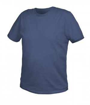 Koszulka granatowa, T-shirt bawełniany Högert VILS