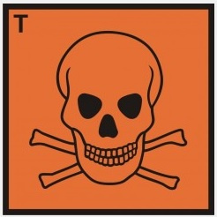 Znak substancja toksyczna (T) (LA-002)