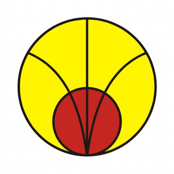 Znak Strefa zagrożenia na płycie PCV (KC005)