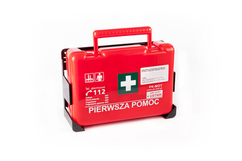 Apteczka zakładowa pierwszej pomocy BD.2 z wyposażeniem  DIN 13157 + ustnik