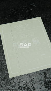 Etykieta zastępcza do gaśnicy proszkowej GP4x ABC Boxmet