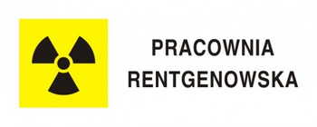 Znak Pracownia rentgenowska na Folii Samoprzylepnej (KA014)