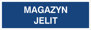 Znak magazyn jelit na Folii Samoprzylepnej (801-126)