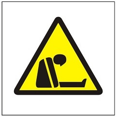 Znak Uwaga! Niebezpieczeństwo uduszenia na płycie PCV (334)