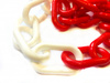 Plastikowy łańcuch ostrzegawczy 10 mm (Różne kolory) 25 m