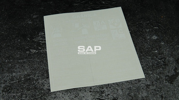 Etykieta zastępcza do gaśnicy proszkowej GP6x ABC GZWM