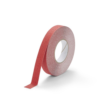Taśma antypoślizgowa safety grip 25mm/18m (z normą DIN 51130) CZERWONA