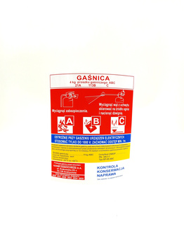 Etykieta serwisowa (kolorowa) uniwersalna GP 4x ABC - KZWM