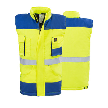 Bezrękawnik Ocieplany Proman 260 Żółty HV