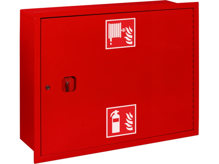 Hydrant wewnętrzny wnękowy DN25 z miejscem na gaśnicę obok - BOXMET