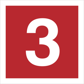 Znak cyfra 3 (808-11)