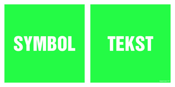 Znak na zamówienie Wzór S-110 na folii samoprzylepnej