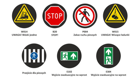 Slajd do projektora LED STOP! (B20) (lightSINGS)