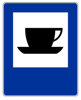 Znak informacyjny METALOWY Bufet lub kawiarnia (D27)