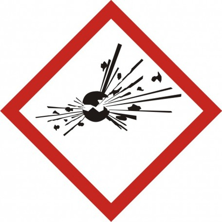 Znak Produkt wybuchowy (LF001)