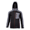 Kurtka softshell z kapturem czarno-szara Lahti Pro L40916