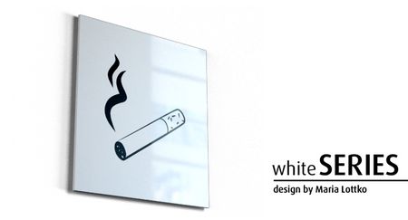 Znak Palarnia whiteSERIES