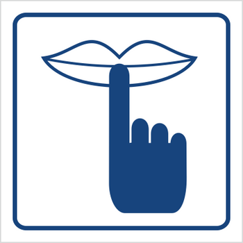 Znak zachowaj ciszę (823-78)