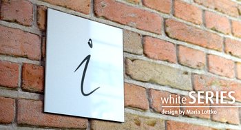 Znak Punkt informacyjny whiteSERIES