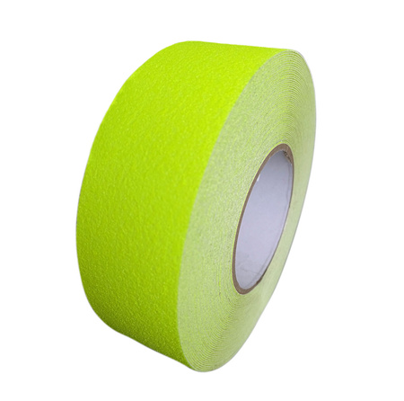 Taśma antypoślizgowa safety grip 25mm/18m (z normą DIN 51130) ŻÓŁTA FLUO