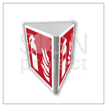 Znak BF801 Gaśnica świecący (3D dościenny)