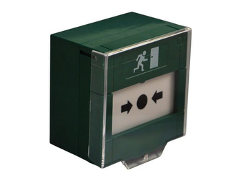 Przycisk awaryjnego otwarcia resetowalny kluczyk w komplecie CP-12RG - SCOT