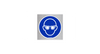Nakaz stosowania ochrony oczu (znak podłogowy) (M004-F)