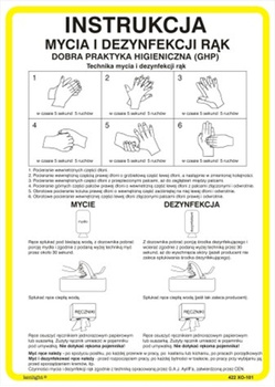 Instrukcja mycia i dezynfekcji rąk (422 XO-101)