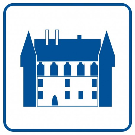 Znak Zabytki na płycie PCV (RA063)