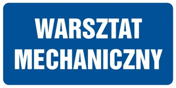 Znak Warsztat mechaniczny (PB078)