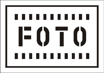 Znak chronić przed promieniowaniem na Folii Samoprzylepnej (701-01)