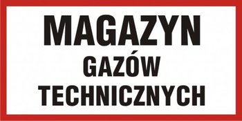 Znak Magazyn gazów technicznych (PB101)