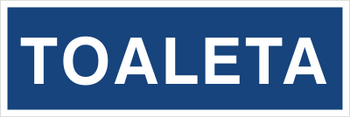 Znak toaleta na Folii Samoprzylepnej (801-04)