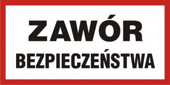 Znak Zawór bezpieczeństwa (PB115)