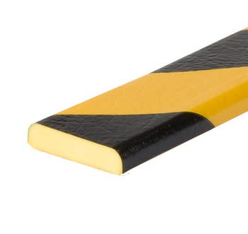 Elastyczny odbojnik ochronny narożnika, 1m, typ F, żółto-czarny