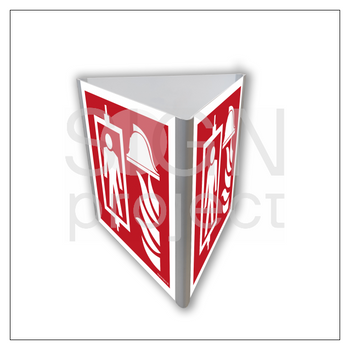 Znak BB822 Dźwig dla straży pożarnej (3D dościenny)