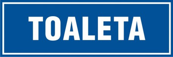 Znak Toaleta (PB040)