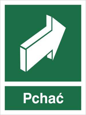 Znak pchać (817-01)