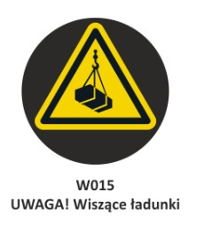 Slajd do projektora LED Uwaga! Wiszące ładunki (W015) (lightSINGS)