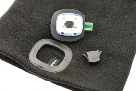 Czapka z lampką LED czarna uni OTTO