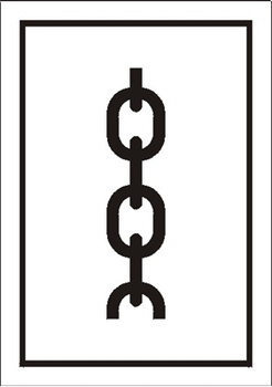Znak miejsce zakładania zawiesi na Folii Samoprzylepnej (701-06)