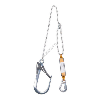 Amortyzator bezpieczeństwa z liną regulowaną (zatrzaśnik AJ510/AJ592A) CE202R GF4 ABWL A - ASSECURO