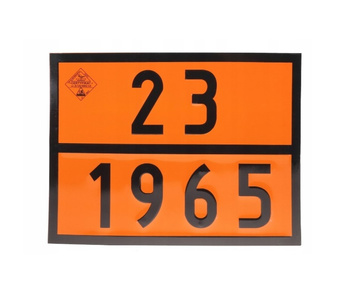 Tablica ADR 23/1965 LPG 300x400mm